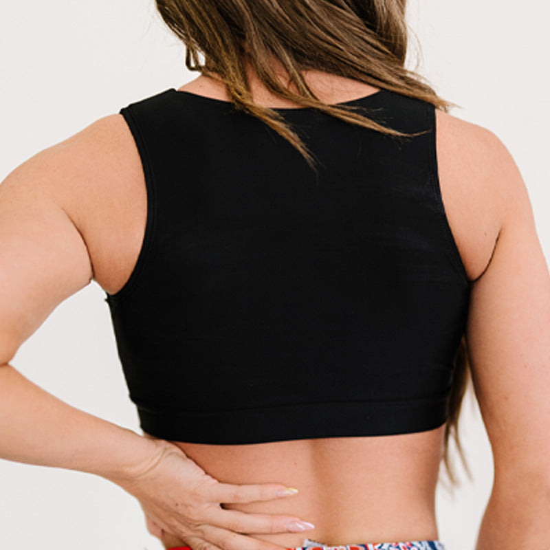 Conjunto de dos piezas de traje de baño de poliéster de color sólido al por mayor